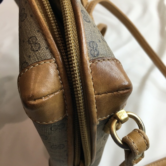 Gucci Brown GG Plus Crossbody Bag Sku#83975 - Picture 5 of 12